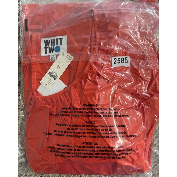 Anthropologie WHIT TWO Flouncy Ruffled Maxi Dress NWT SZ 1X - Picture 13 of 16